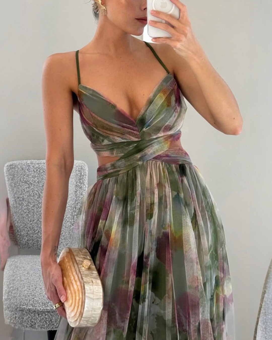 La Fiora™ | Elegant Floral Maxi Dress