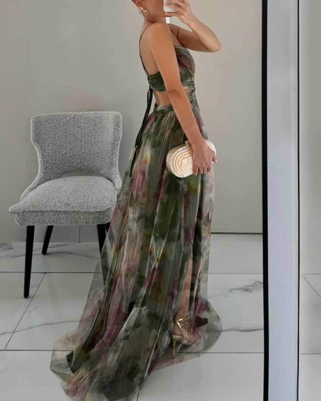 La Fiora™ | Elegant Floral Maxi Dress