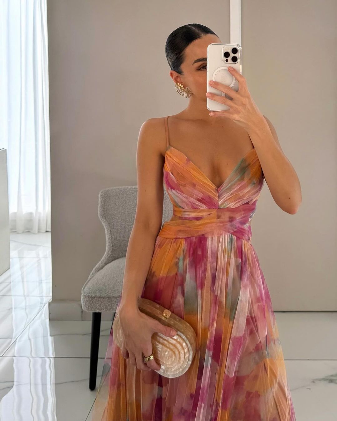 La Fiora™ | Elegant Floral Maxi Dress