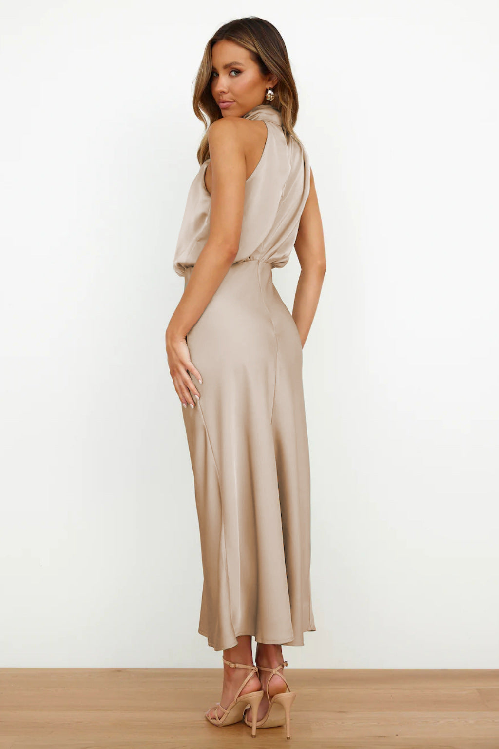 Violet™ | Elegant Layered Sahara Dress