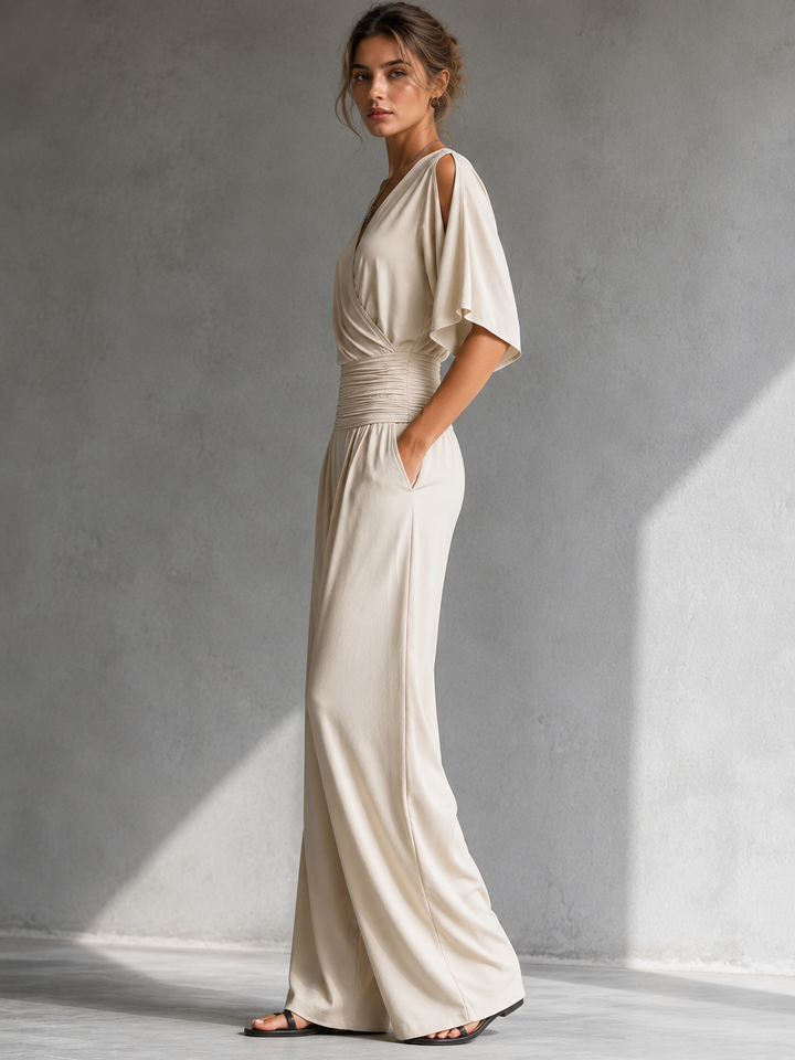Alia | Elegant Wrap Jumpsuit