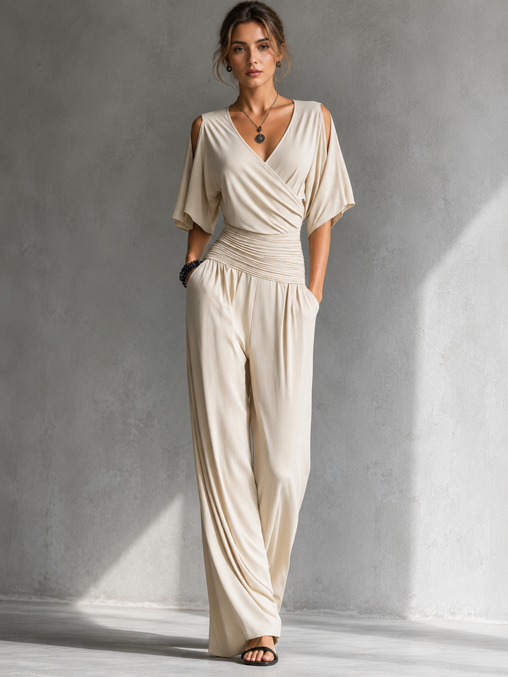 Alia | Elegant Wrap Jumpsuit