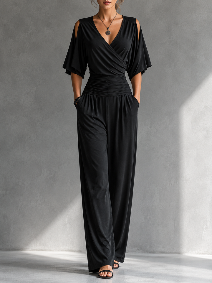 Alia | Elegant Wrap Jumpsuit