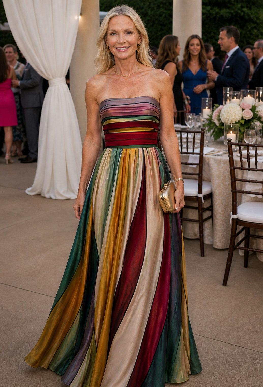 Stella™ | Effortless Strapless A-Line Dress