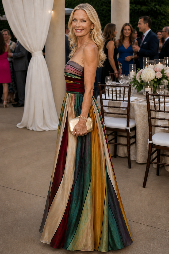 Stella™ | Effortless Strapless A-Line Dress