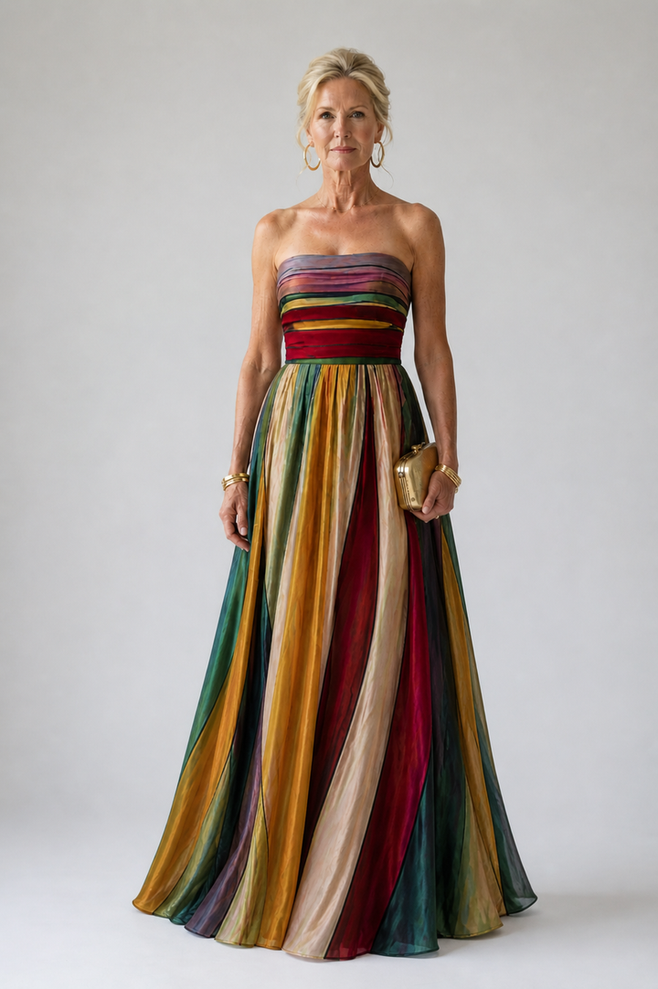 Stella™ | Effortless Strapless A-Line Dress