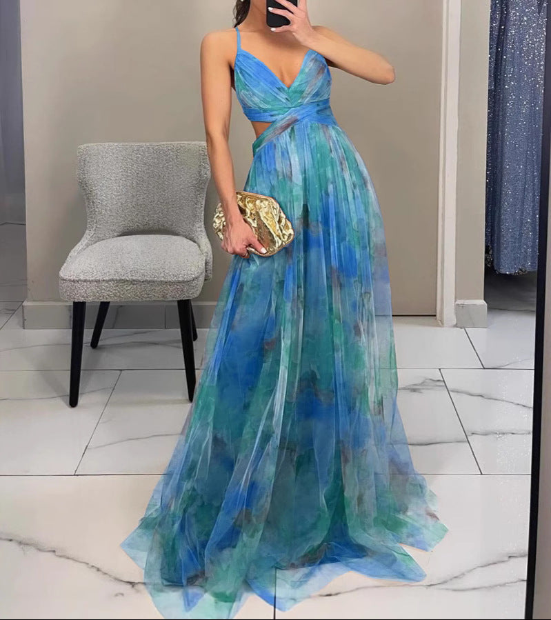 La Fiora™ | Elegant Floral Maxi Dress