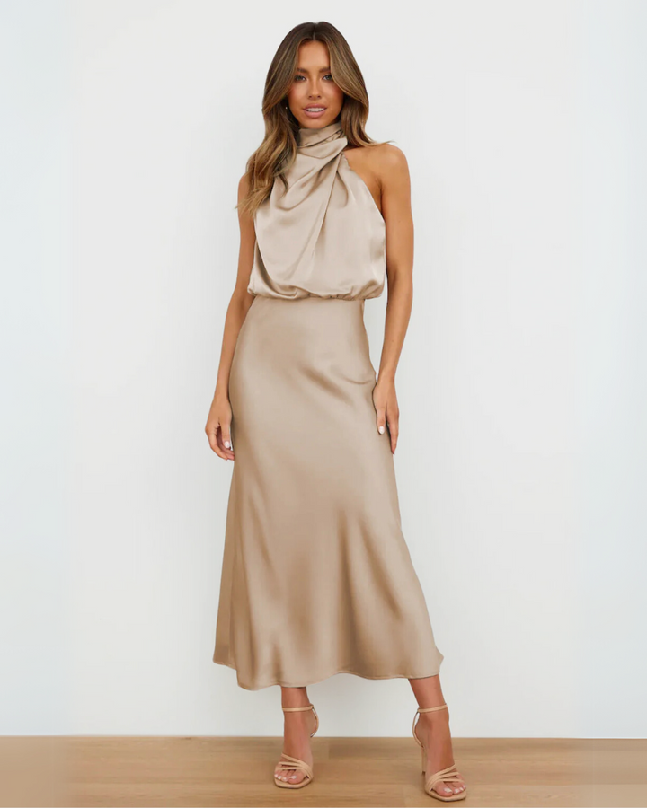 Violet™ | Elegant Layered Sahara Dress