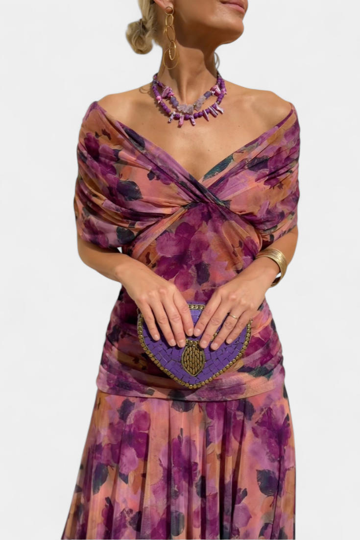 Camille™ | Elegant Wrap Midi Dress
