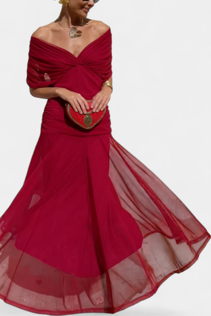 Camille™ | Elegant Wrap Midi Dress