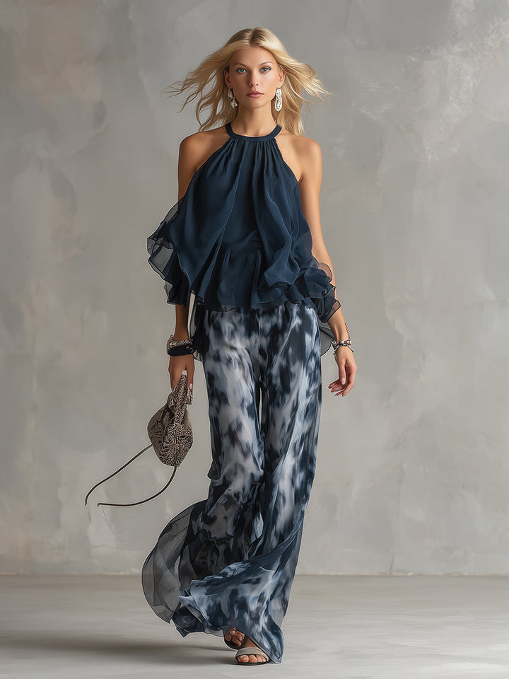 Élise | Elegant Wide-Leg Set