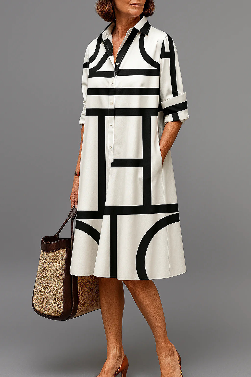 Naomi | Elegant Midi Dress