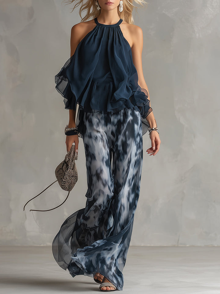 Élise | Elegant Wide-Leg Set