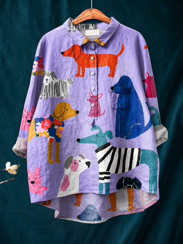 Clarano | Brooks Playful Print Blouse