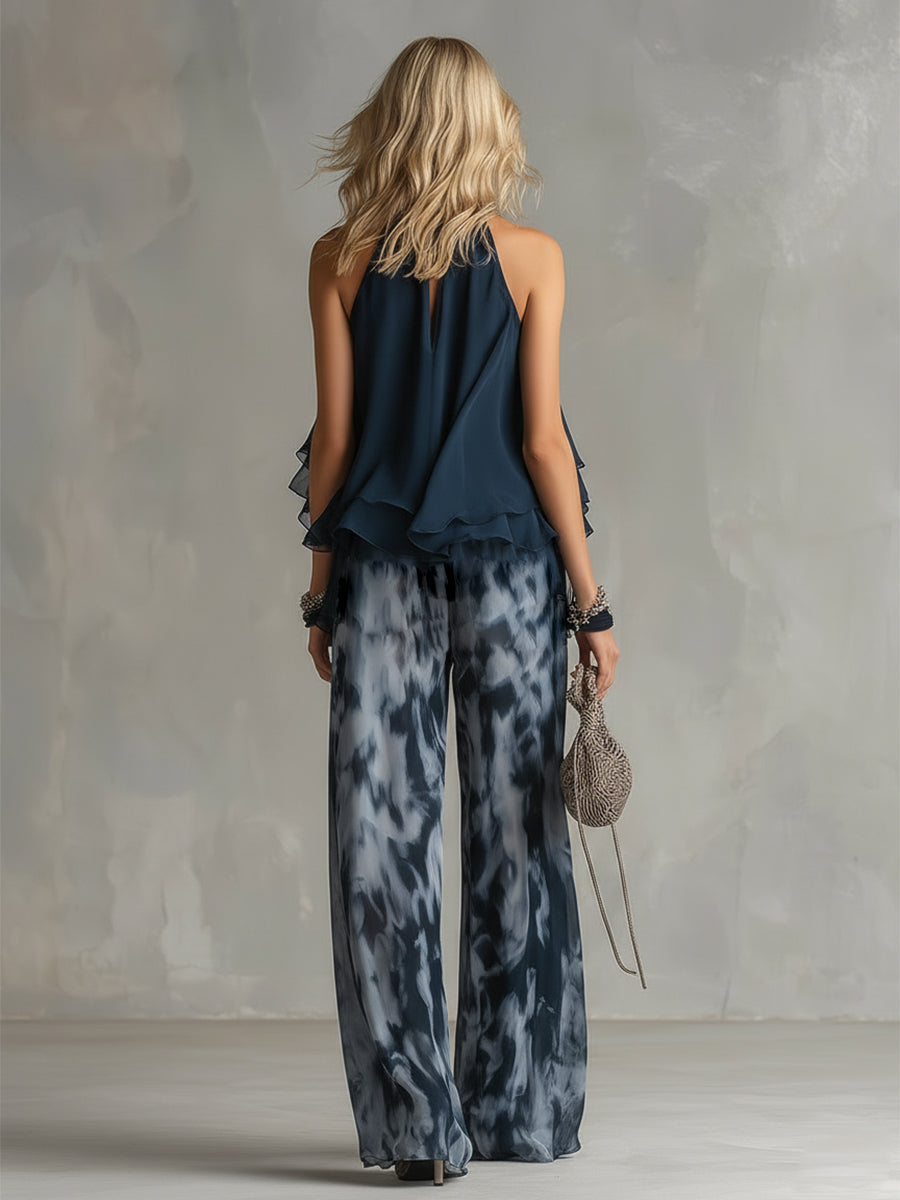 Élise | Elegant Wide-Leg Set