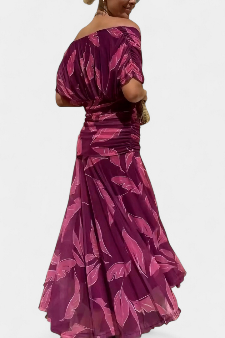 Camille™ | Elegant Wrap Midi Dress