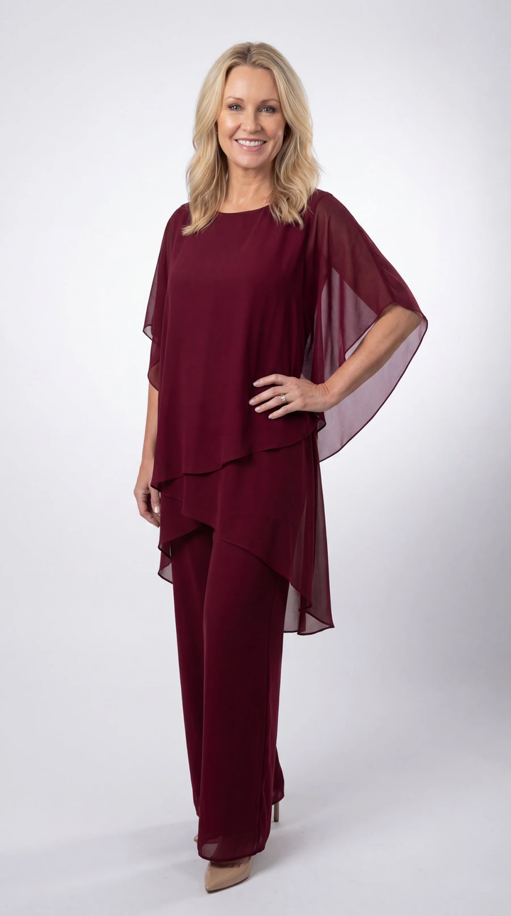 ELARA | Fluid Palazzo Set for Elegant Comfort and Style