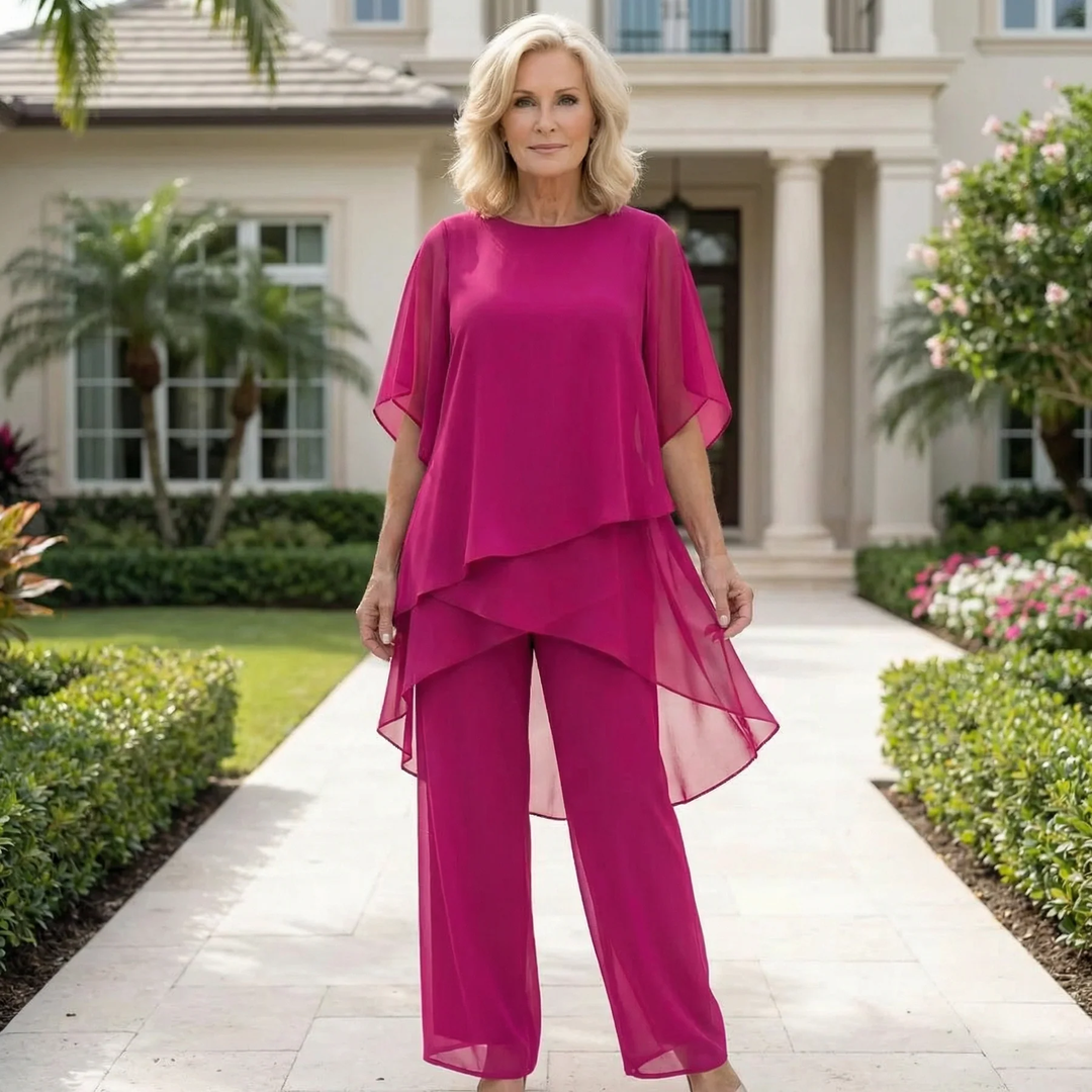ELARA | Fluid Palazzo Set for Elegant Comfort and Style